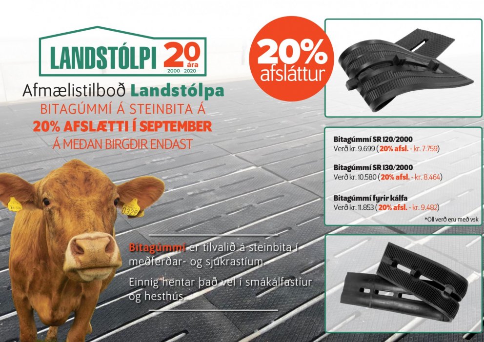 Afmælistilboð Landstólpa - September