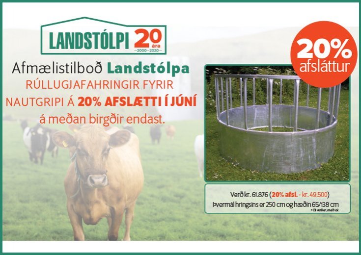 Afmælistilboð Landstólpa - Júní