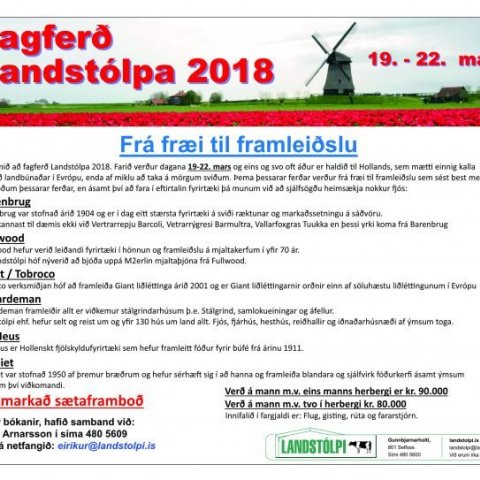 Fagferð Landstólpa 2018