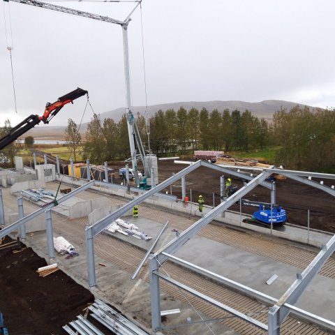 Nýtt fjós á Spóastöðum!