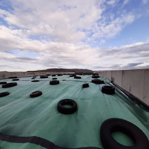 Stæðufrágangi lokið