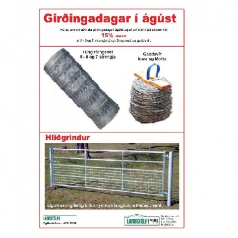 Girðingadagur í ágúst