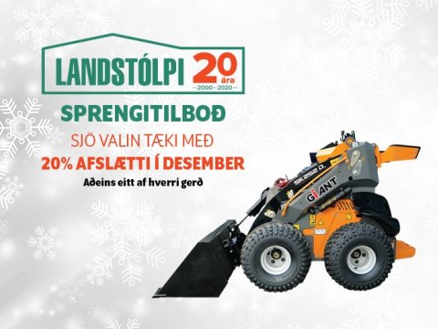 Afmælistilboð Landstólpa - Desember