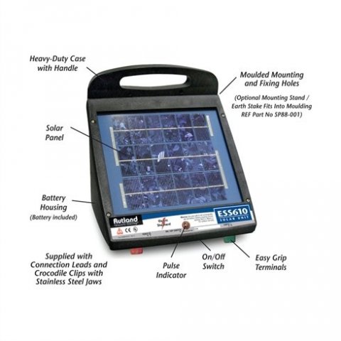 Rafstöðvar með sólarhleðslu