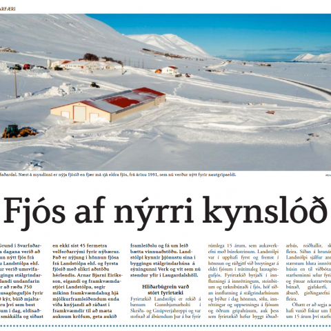 Tímaritið Sóknarfæri og fjósið á Grund