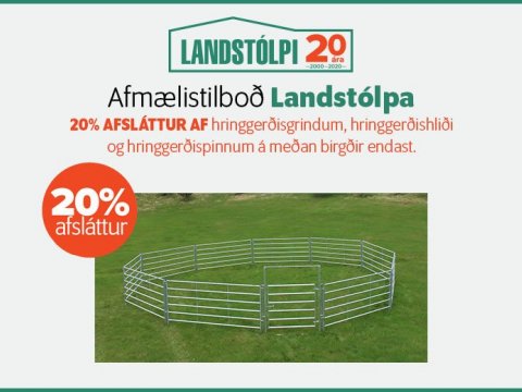 Afmælistilboð Landstólpa - Maí