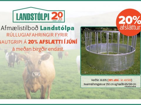 Afmælistilboð Landstólpa - Júní